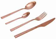 Μαχαιροπίρουνα Durable (Σετ 24Τμχ) 45.562.05 Rose Gold Cryspo Trio 24 τμχ Ανοξείδωτο Ατσάλι