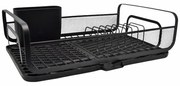 Πιατοθήκη Με Δίσκο Μαύρο Μέταλλο 43x28x14cm ANKOR