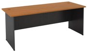 ΓΡΑΦΕΙΟ-Α Απόχρωση Dark Grey - Cherry  180x70x74cm [-Γκρί Σκούρο/Κερασί-] [-Melamine-] ΕΟ124,1