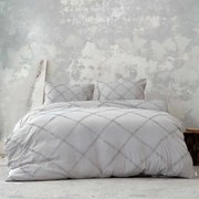 Σετ Παπλωματοθήκη Γίγας 240x260 - Sansa Gray 5206482005280