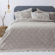 Κουβερλί Υπέρδιπλο (Σετ 220x240) Palamaiki Ifigenia Beige