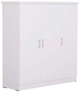 Ντουλάπα Τρίφυλλη Fuento HM2482.02 120x40x123,5cm White Τρίφυλλη
