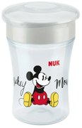 Ποτηράκι Παιδικό Evo Mini Magic Cup 10255425 230ml 230ml 8 Μηνών + Light Grey - Red Nuk 230ml Polypropylene