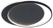 Φωτιστικό Οροφής - Πλαφονιέρα Evelyn 4301901 55x5,5cm Led 3402lm 43W 3000K Black Viokef