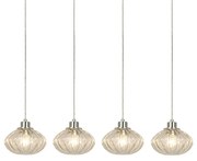 Φωτιστικό Οροφής - Ράγα 77-3742 SE331530-04 Adele Congac Glass Homelighting Glass