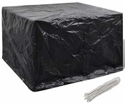 vidaXL Κάλυμμα Επίπλων Κήπου με 8 Κρίκους 135 x 135 x 90 εκ.