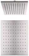 Sparke LUME-17 Κεφαλή Ντουζ Τετράγωνη Brushed Nickel 25x25cm