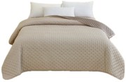 Κουβερλί 2 Όψεων (160x240) Hotel Ecru/Grey 100% Microfiber