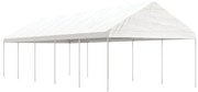 vidaXL Κιόσκι με Τέντα Λευκό 11,15 x 4,08 x 3,22 μ. από Πολυαιθυλένιο