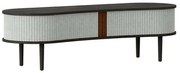 Έπιπλο Τηλεόρασης Audacious Horizons S 5112C707-03 140x46x40cm Black Oak-Light Grey Umage