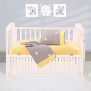 Beauty Home Σετ σεντόνια βρεφικά Art 5176 120x160 Κίτρινο