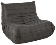 Πουφ Πολυθρόνα Comodo 01-3159 89x100x70cm Dark Grey
