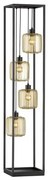 Επιδαπέδιο Φωτιστικό Πλέγμα Χρυσό Caydo 40418 Fischer Honsel-40418-Μαύρο-Χρυσό 40418