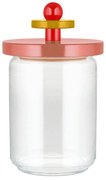 Βάζο Αποθήκευσης ES16/100 2 1000ml Pink-Multi Alessi Ξύλο,Γυαλί