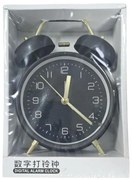 Ρολόι Ξυπνητήρι Αναλογικό Μεταλλικό με Διπλό Κουδούνι - Analog Metal Alarm Clock-182836-182836