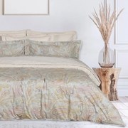 Σεντόνια Prestige 1691 (Σετ 4τμχ) Grey-Salmon Das Home King Size 250x270cm 100% Βαμβακοσατέν