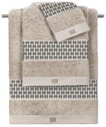 Πετσέτες Vesta (Σετ 3τμχ) Natural Guy Laroche Σετ Πετσέτες 70x140cm 100% Βαμβάκι