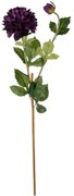Τεχνητό Λουλούδι Dhalia 21323 78cm Purple GloboStar Ύφασμα
