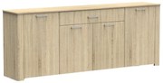 Μπουφές Kinley pakoworld sonoma 210x40x82εκ - 248-000007