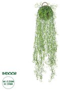 GloboStar® Artificial Garden GOLDEN BELL WILLOW 1 HANGING PLANT 20630 Κρεμαστό Τεχνητό Διακοσμητικό Φυτό Ιτίας  Y110cm