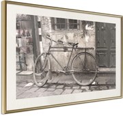 Αφίσα - Old Bicycle - 60x40 - Χρυσό - Με πασπαρτού