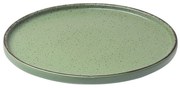 Πιάτο Ρηχό Πορσελάνινο Κάθετο Χείλος Terra Green 21cm - Estia