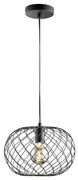 Κρεμαστό Φωτιστικό Οροφής Justin Μαύρο ματ Fischer Honsel-60374-Μαύρο 60374