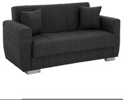 ΚΑΝΑΠΕΣ ΚΡΕΒΑΤΙ POLYA ΔΙΘΕΣΙΟΣ ΓΚΡΙ HM3241.03 153x87x77Υεκ.