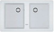 Franke Smartline Basis BFG 620 Polar White Γρανιτένιος Νεροχύτης 80 cm