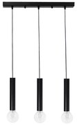 Φωτιστικό Οροφής Τρίφωτο Heronia Minimal 34-0200 Black
