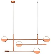 Φωτιστικό Οροφής - Ράγα 01348 G9 110x40cm Copper Luma