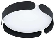 Φωτιστικό Οροφής-Πλαφονιέρα Valcasotto 99621 37x7,5cm Led 21,6W Black-White Eglo
