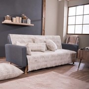 Ριχτάρι Toronto 01 Ecru Teoran Πολυθρόνα 180x150cm Βαμβάκι-Ακρυλικό