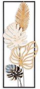 Διακοσμητικό Τοίχου Palm Leaves 891TNL2315 32x90cm Multi Wallity Metal