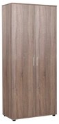 Ντουλάπα ρούχων Trendline Megapap δίφυλλη χρώμα latte 80x47x187εκ. GP009-0140