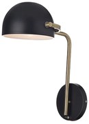 Απλίκα Τοίχου Aca Oceanus ML306061W Black Matt