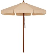 ΟΜΠΡΕΛΑ ΕΠΑΓΓΕΛΜΑΤΙΚΗ WALLER Φ2.30X2,50Y ΜΕ ΞΥΛΙΝΟ ΣΚΕΛΕΤΟ HM6021 ΜΠΕΖ