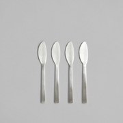 Μαχαίρι Βουτύρου Kogei Ασημί Ατσάλι Σετ 4 τμχ L2,4 W0,3 H16,5 101 COPENHAGEN