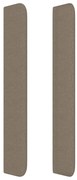 vidaXL Κεφαλάρι με Πτερύγια Taupe 103x16x118/128 εκ. Υφασμάτινο