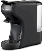 Καφετιέρα για κάψουλες Techwood TCA-196N, Dolce Gusto и Nespresso,Dolce Gusto & Nespresso, Πίεσης 19bar, 1450W, Μαύρο χρώμα