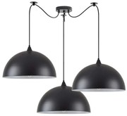 Φωτιστικό Οροφής Adept 77-8719 Φ40x28,5cm 3xE27 60W Black Homelighting