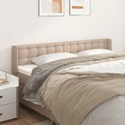 vidaXL Κεφαλάρι με Πτερύγια Καπουτσίνο 163x16x78/88εκ. Συνθετικό Δέρμα