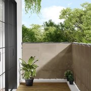 Διαχωριστικό Βεράντας Taupe 120x800εκ 100% Πολ. Ύφασμα Oxford