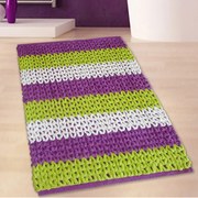 ΠΑΤΑΚΙ ΜΠΑΝΙΟΥ #2335 CHENILLE ΛΑΧΑΝΙ-ΜΩΒ 50X80 San Lorentzo 1509 LIME PURPLE