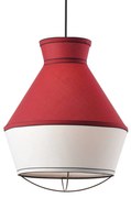 Φωτιστικό Οροφής V371961PR Bordo Metal, Fabric