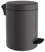 Κάδος Απορριμμάτων Μπάνιου (Φ23x32) Pam &amp; Co 8lt 500 Anthracite Matte