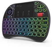 Ασύρματο Πληκτρολόγιο Mini X8 Με Touchpad Rgb Backlit 2.4ghz RT-MINIX8 RIITEK RT-MINIX8