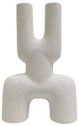 ΕΠΙΤΡΑΠΕΖΙΟ ΚΕΡΑΜΙΚΟ ΔΙΑΚΟΣΜΗΤΙΚΟ GLAΖΕ HM4642.01 ΥΠΟΛΕΥΚΟ ΚΡΥΣΤΑΛΛΙΚΟ 15,5x6x23,5Υεκ - 0413072 - HM4642.01