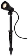 Φωτιστικό Επιδαπέδιο Lucide 27882-05-30 SPIKE Μαύρο Ματ (Black Mat) 3000 K