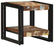 vidaXL Τραπεζάκι καφέ Πολύχρωμο 40x50x38 εκ. Μασίφ Ανακυκλωμένο Ξύλο